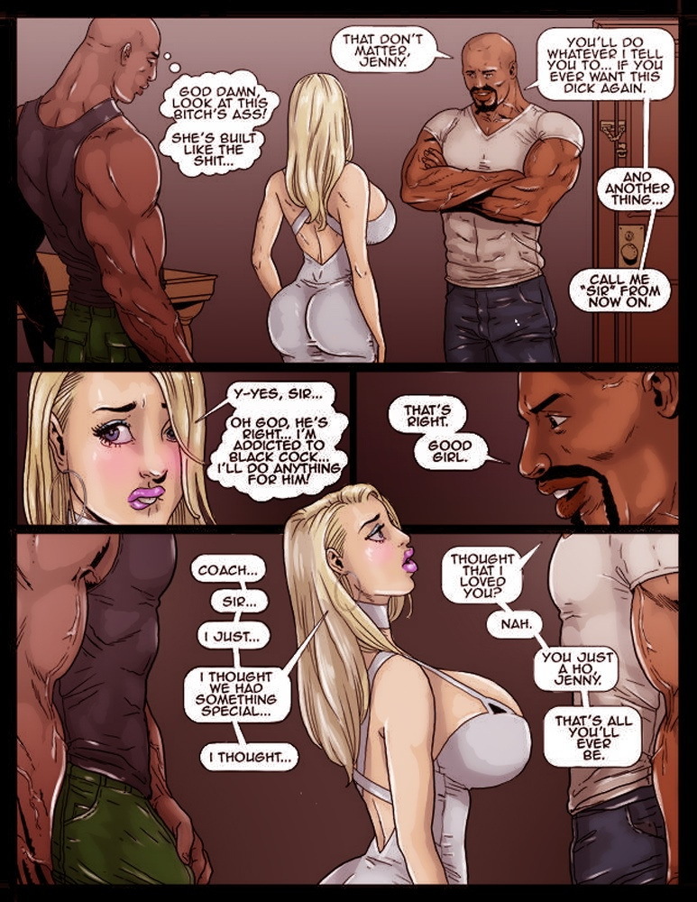 2 Hot Blondes Submit to Big Black Cock - Page 8
