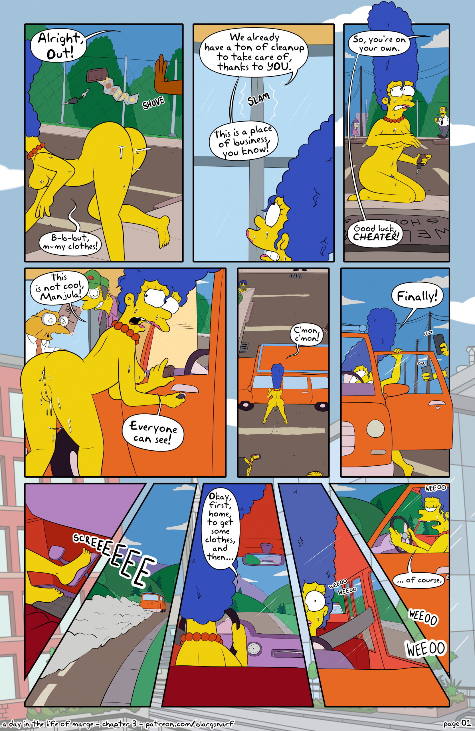 A Day in the Life of Marge 3 - Page 1