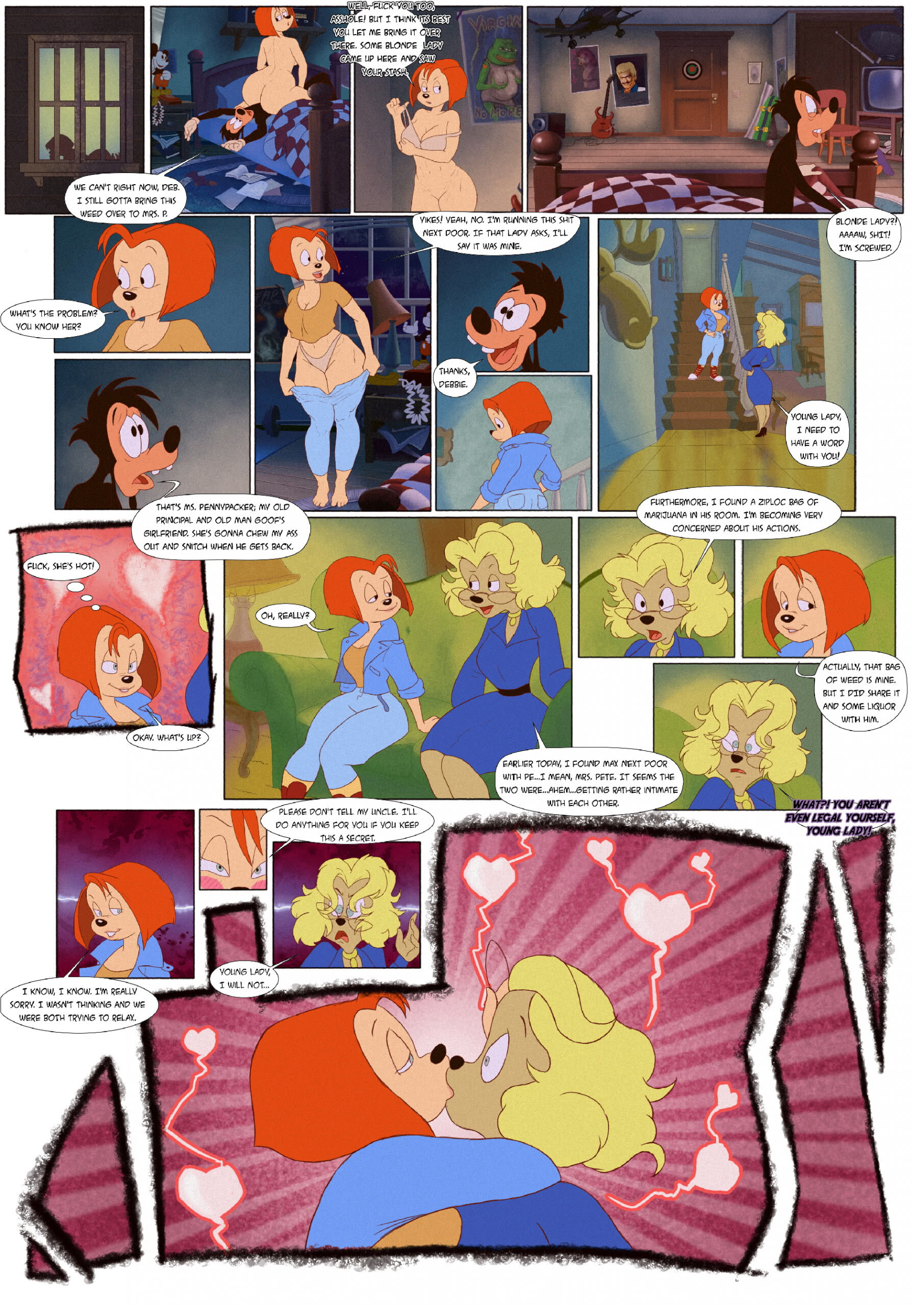 A Goofy porno - Page 12