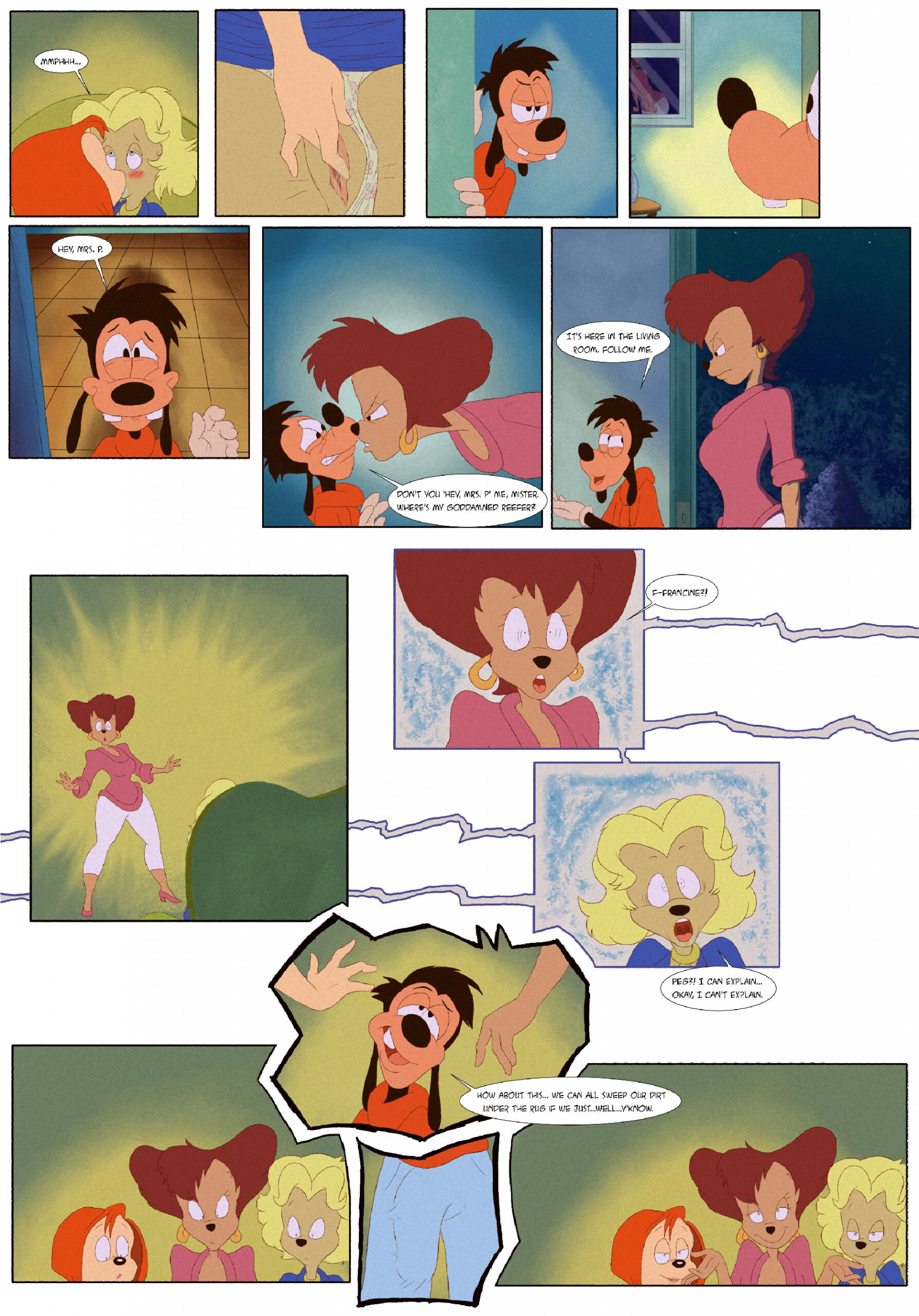A Goofy porno - Page 13