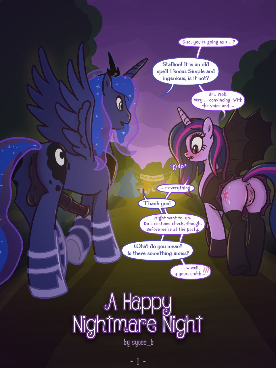 A Happy Nightmare Night - Page 1
