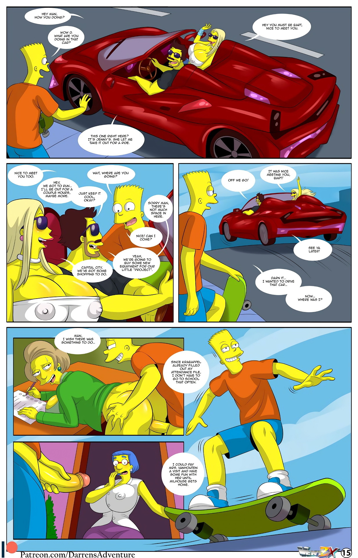 Darren's Adventure or Welcome To Springfield - Page 132