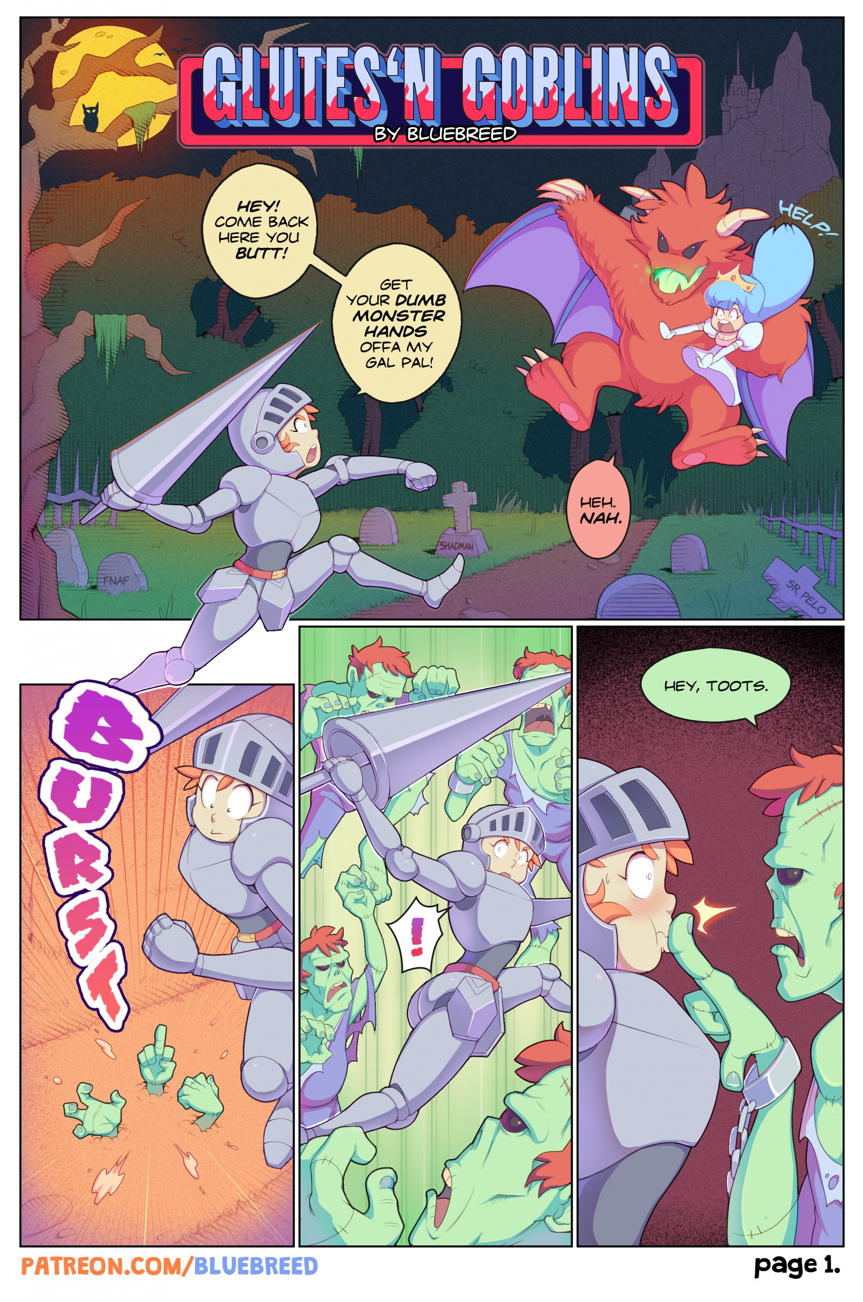 Glutes'N Goblins - Page 1