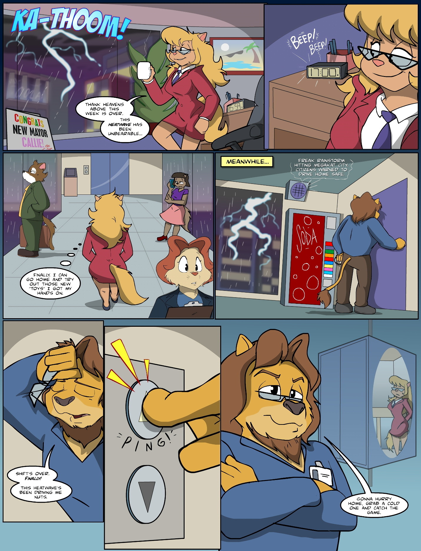 Going Down - Page 1