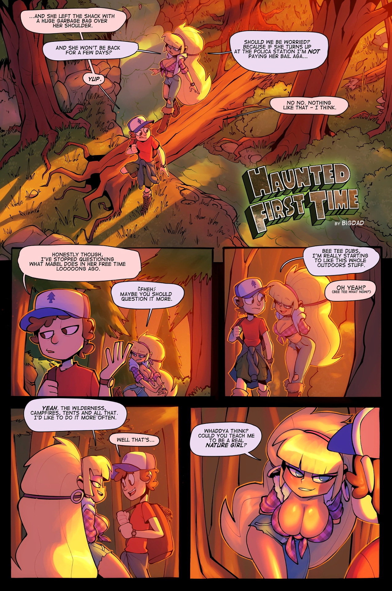 Haunted First Time - Page 1