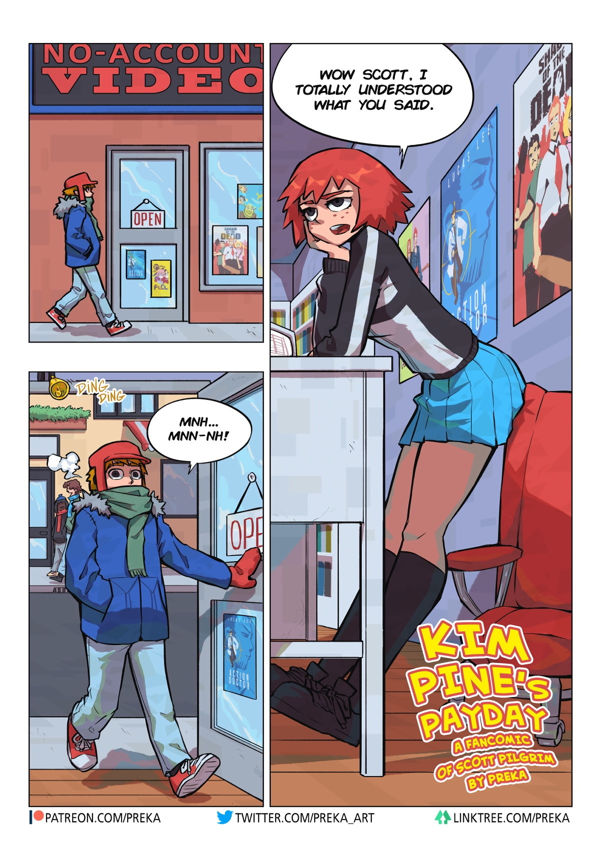Kim Pine's Payday - Page 1