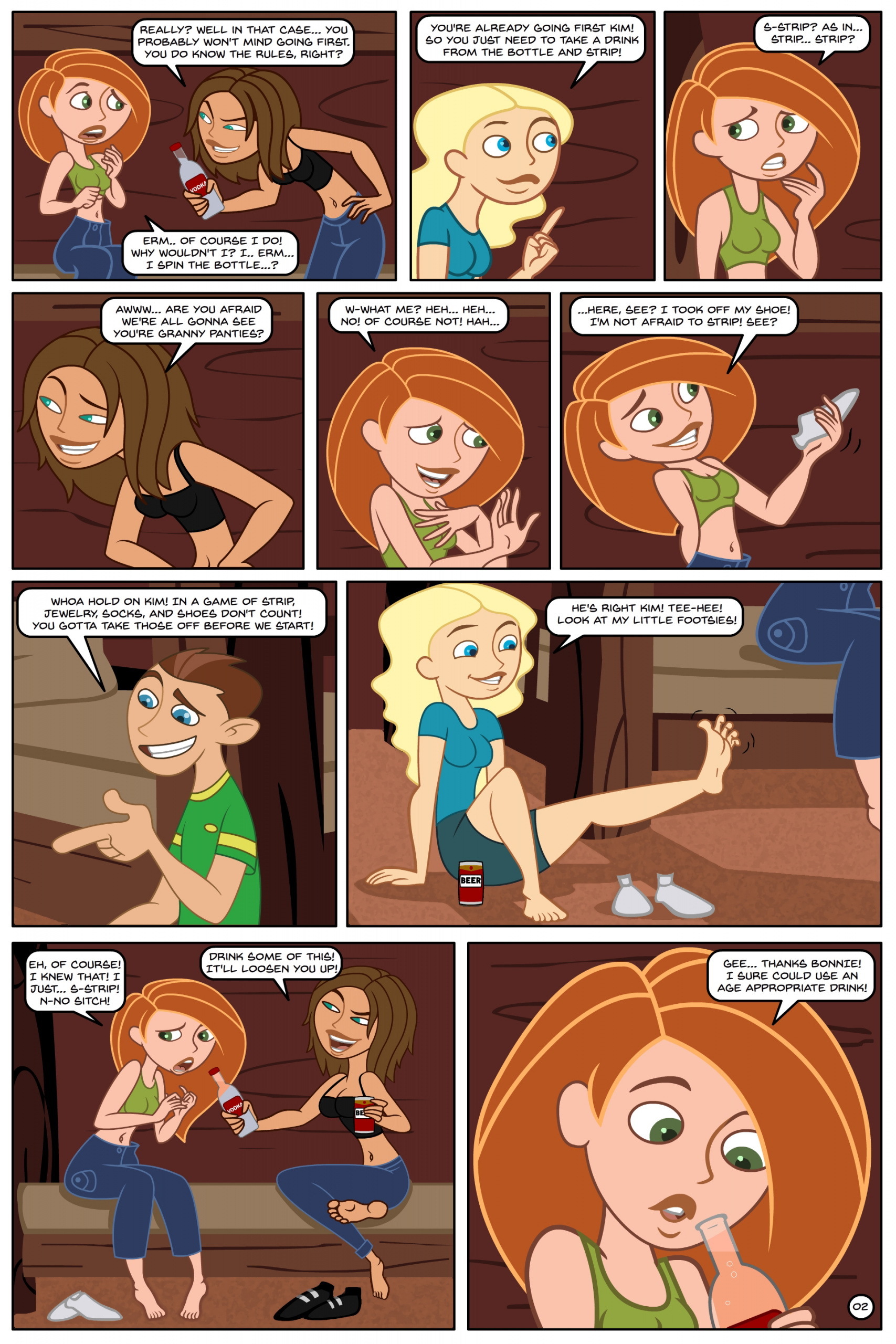 Kim Possible Spin, Sip & Strip! - Page 3