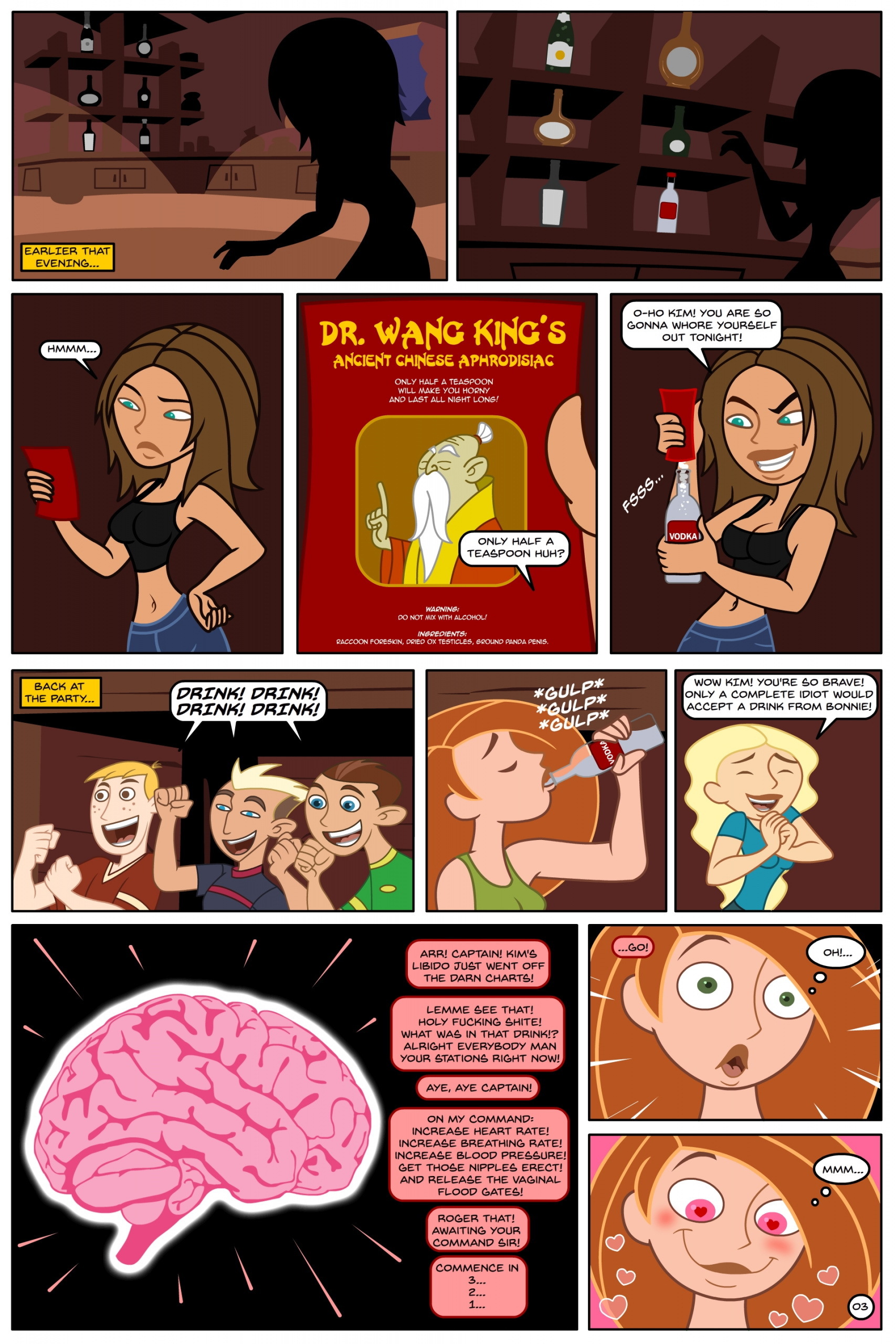 Kim Possible Spin, Sip & Strip! - Page 4