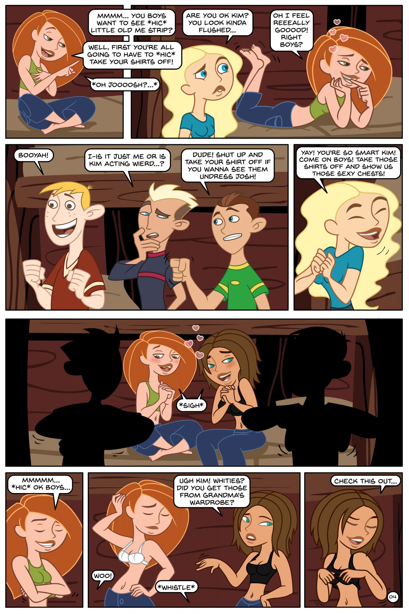 Kim Possible Spin, Sip & Strip! - Page 5