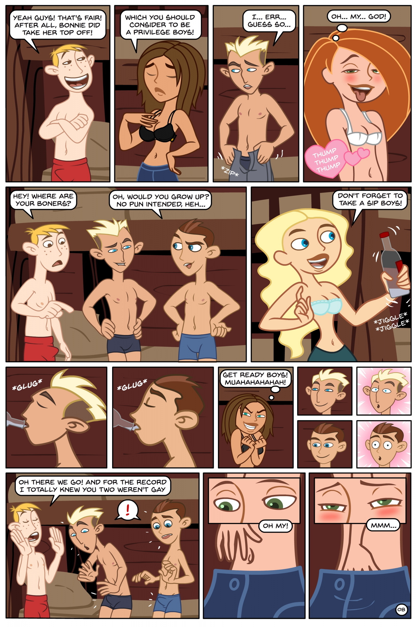 Kim Possible Spin, Sip & Strip! - Page 9