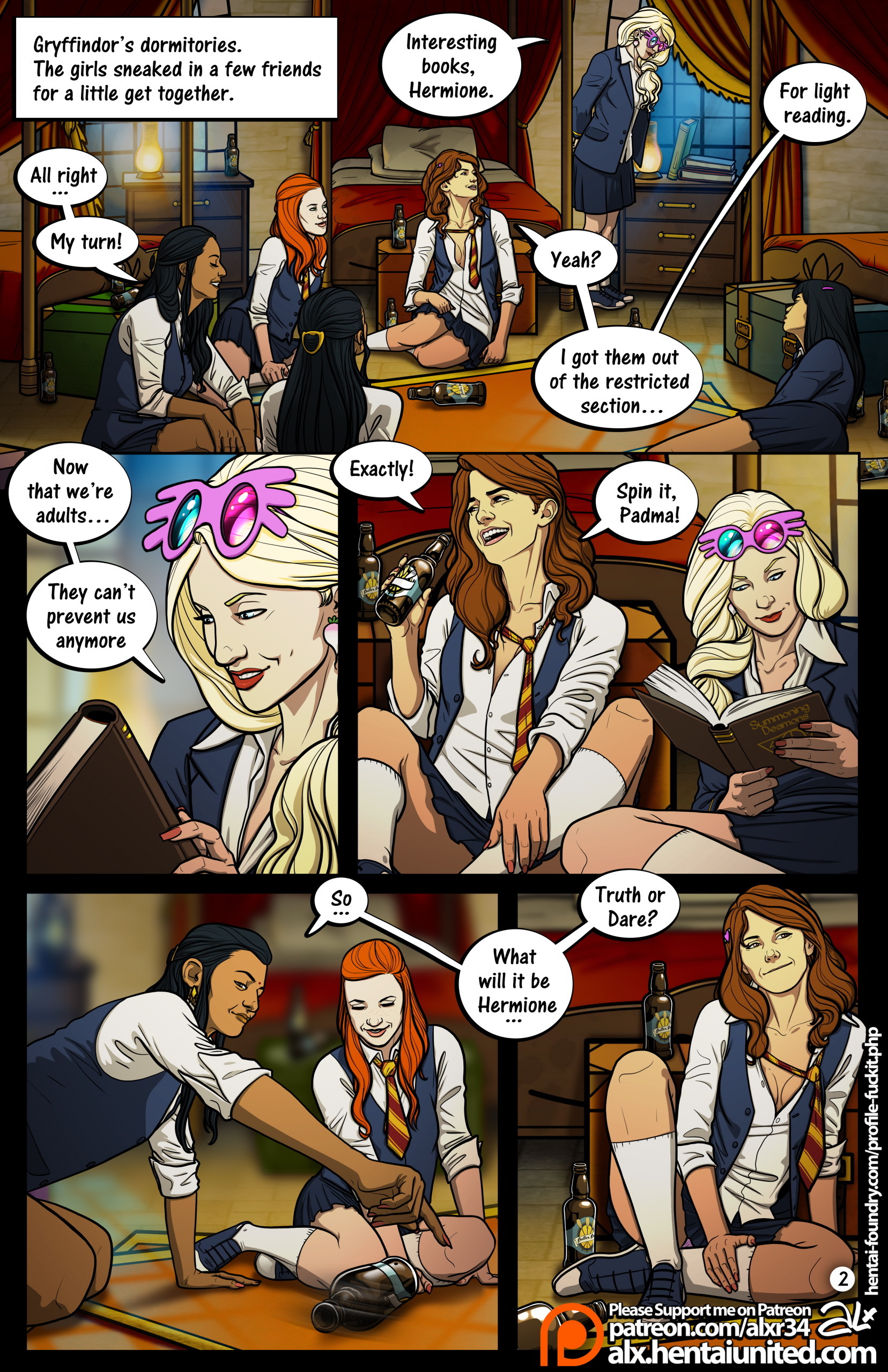 Meanwhile in Hogwarts: Truth or Dare - Page 3
