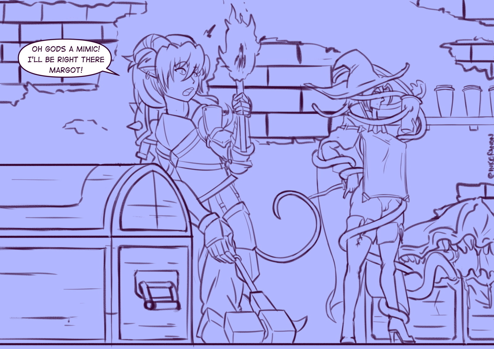 Reina and Sierra: Dungeon-Delvers of Debauchery and Degeneracy! - Page 25