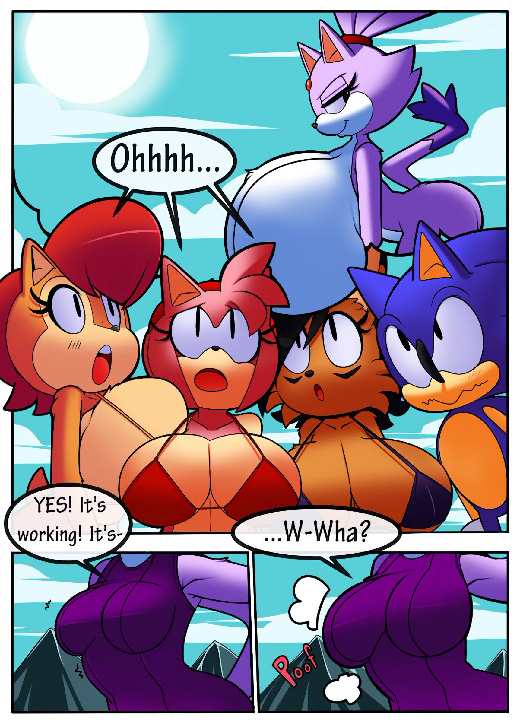 Sonic Girls Breast Expansion - Page 10