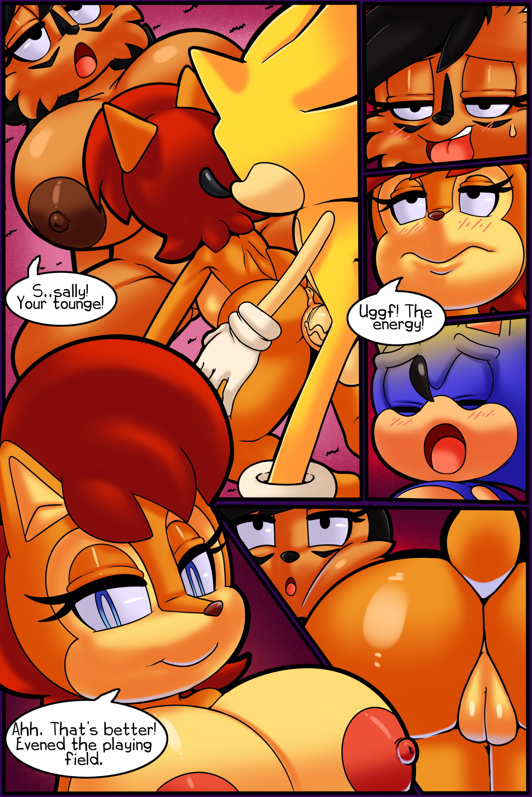 Sonic Girls Breast Expansion - Page 8